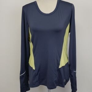REEBOK X-Dri Performance LSleeve Runners Shirt EUC